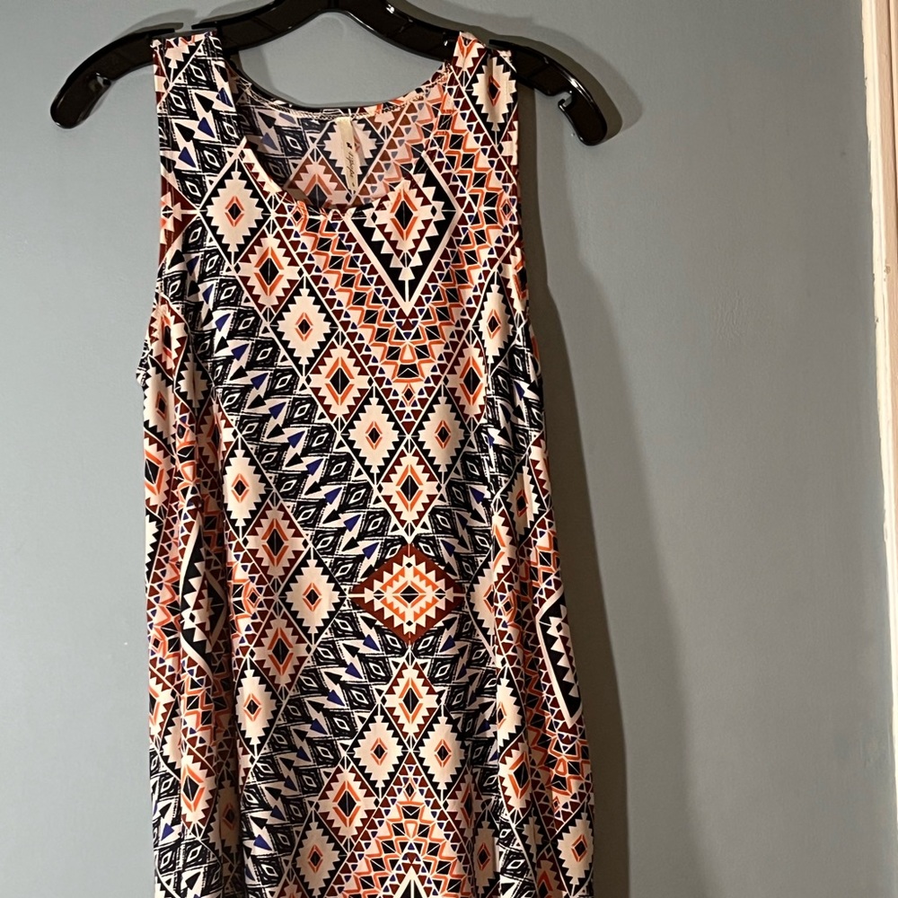 SELLING 42 POPS SWING DRESS For WOMEN SIZE S MULTICOLOR SLEEVELESS USED DRESS